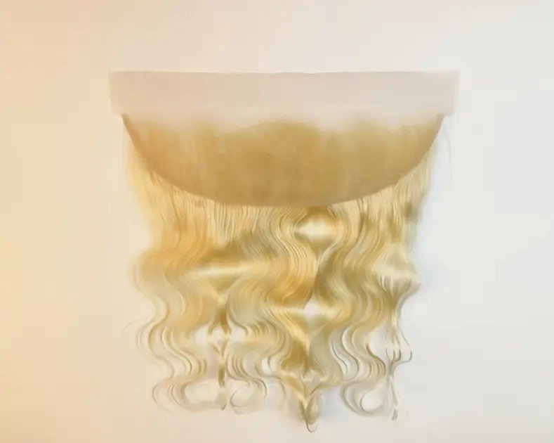 613 Hair Transparent Lace Frontal Silky Body Wave 13x4 inch